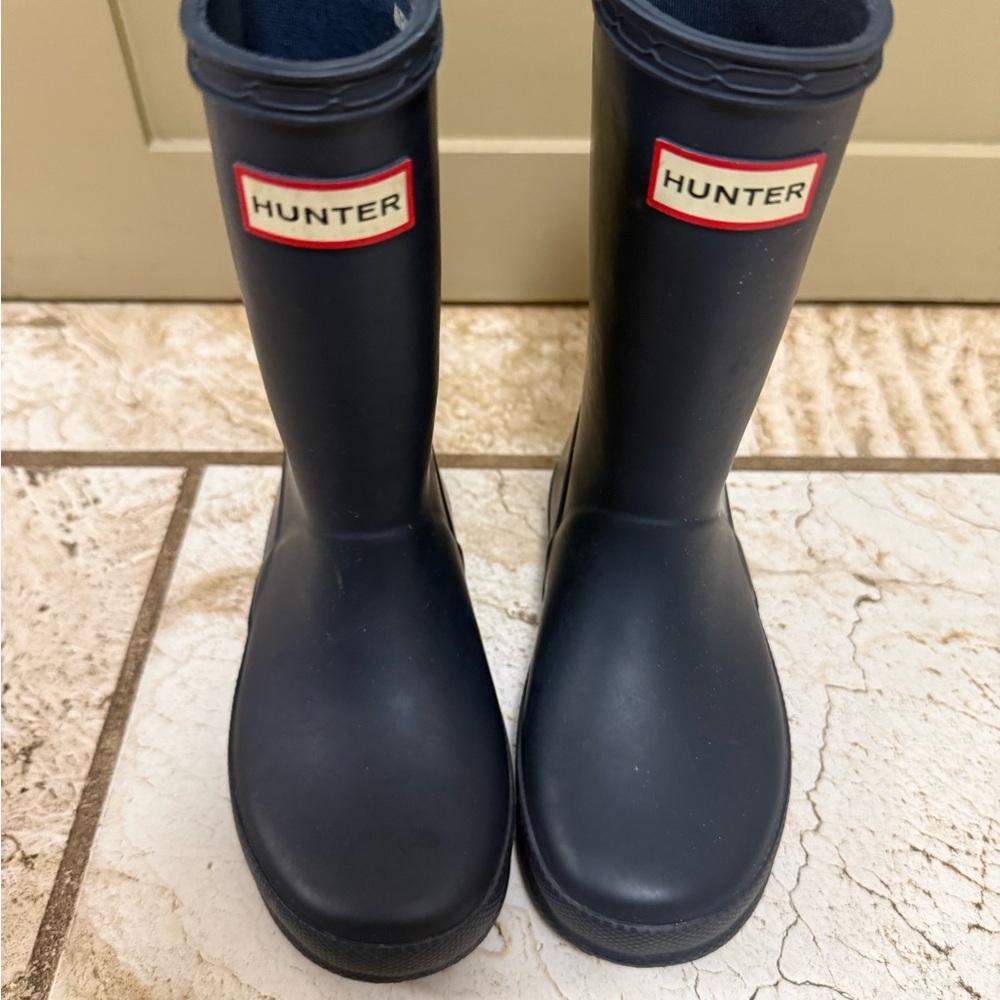Hunter Dark Blue Waterproof Boots